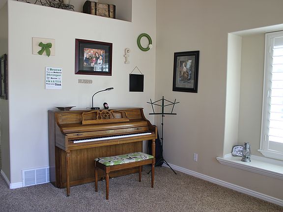 Front entry living room