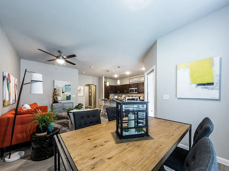 Dining Nook with Living Room off the Kitchen