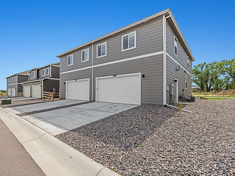 Attached 2 car garage with alley access
