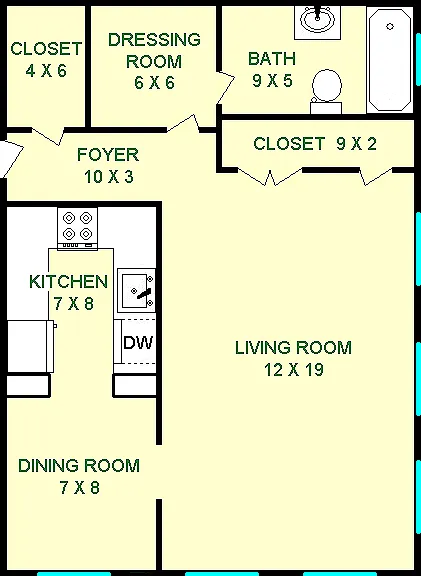 Ginger Studio Floorplan Ginger Studio Floorplan