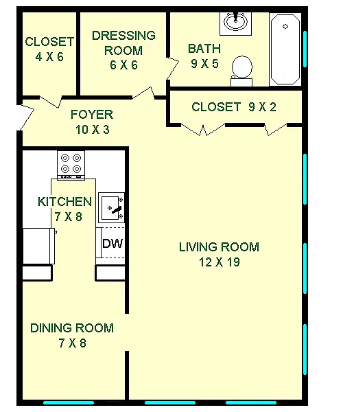 Floor plan Ginger
