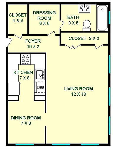 Floor plan Ginger