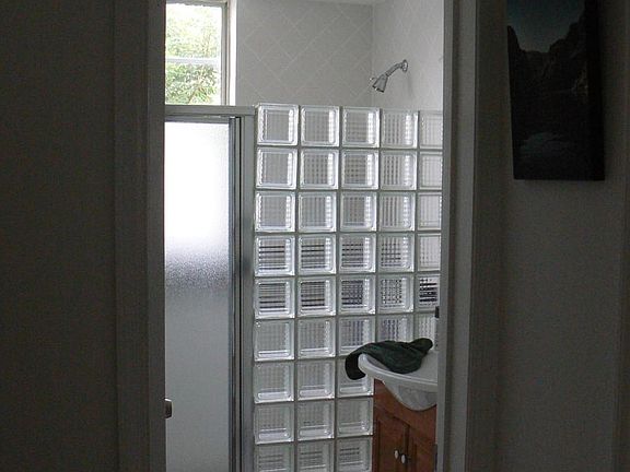 Bath. Standing shower, no tub.