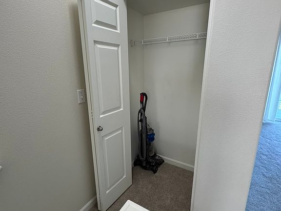 Closet storage on 1st floor