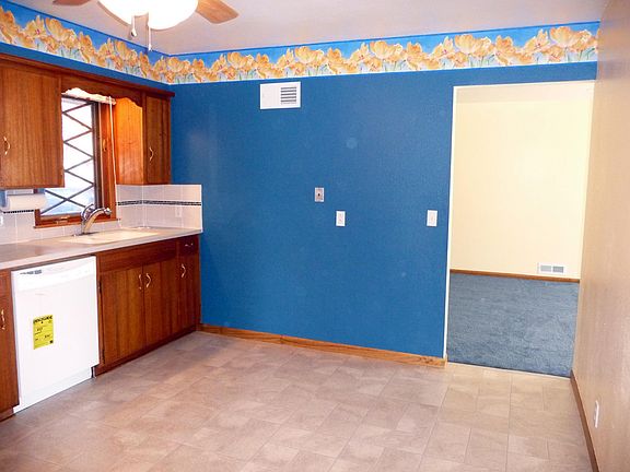 kitchen and dining area