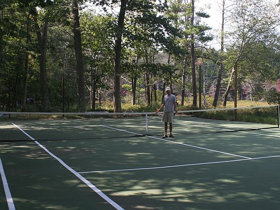 Resurfaced Tennis Court