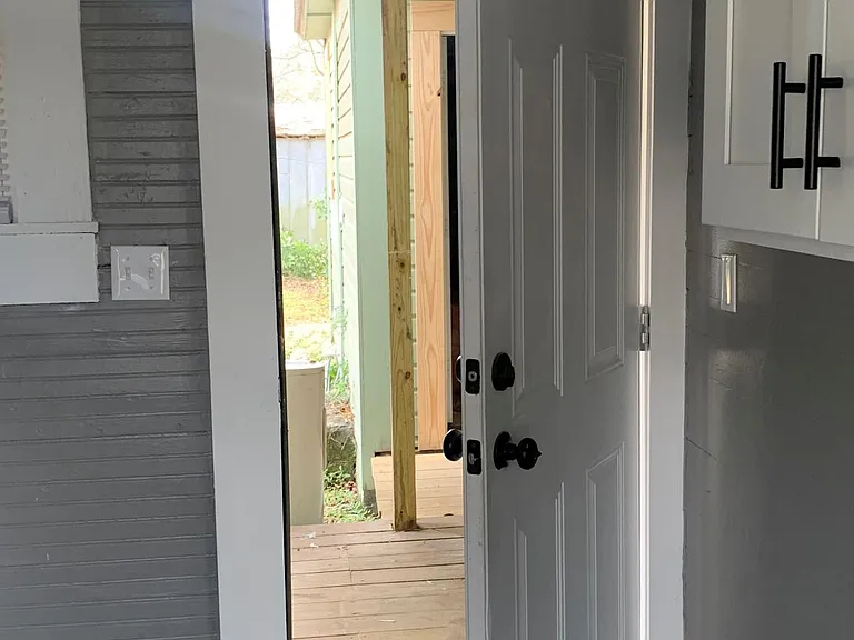 Back Entrance to Backyard and Porch