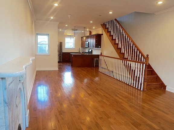 First Floor open concept. Living room, dining room, kitchen