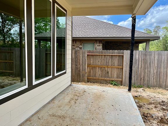 Construction progress - backyard with covered patio
