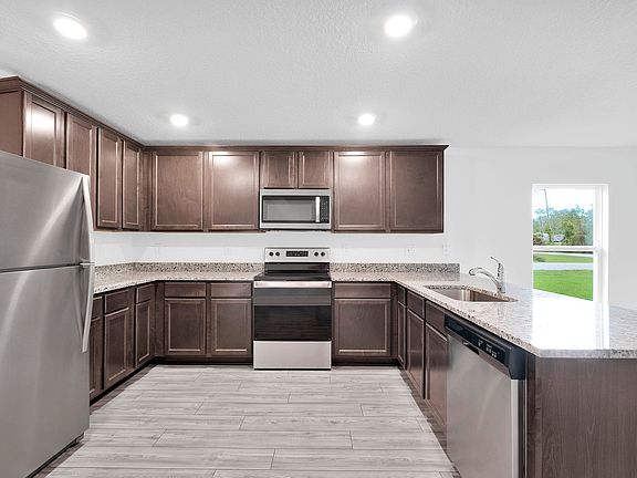 All new energy-efficient appliances are included with the home