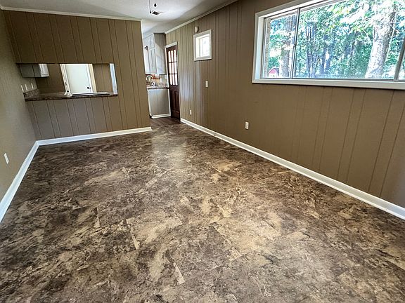 Large dining room with kitchen pass-through