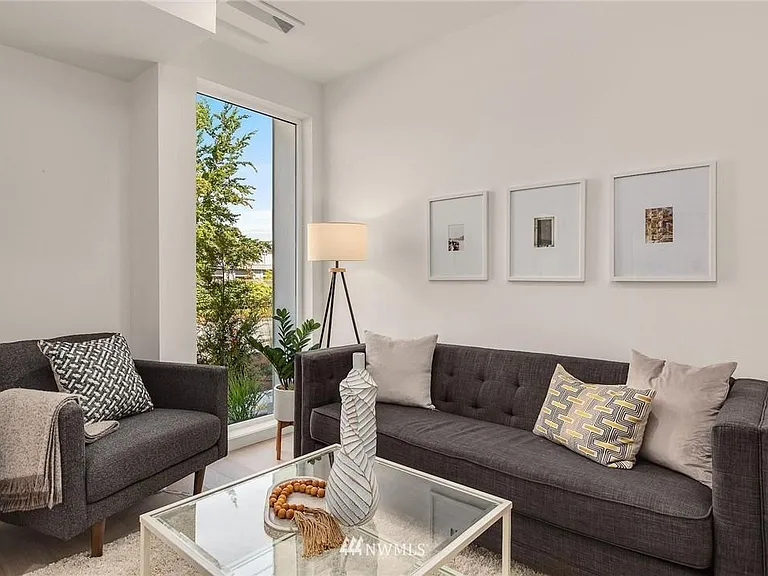 12'3" x 12'7" Living Room.