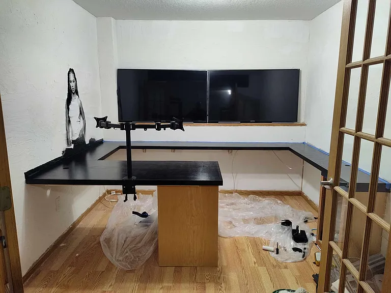 Office with French Doors (renovations)