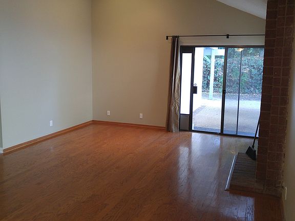 Real wood floors in Family Room with Fireplace
