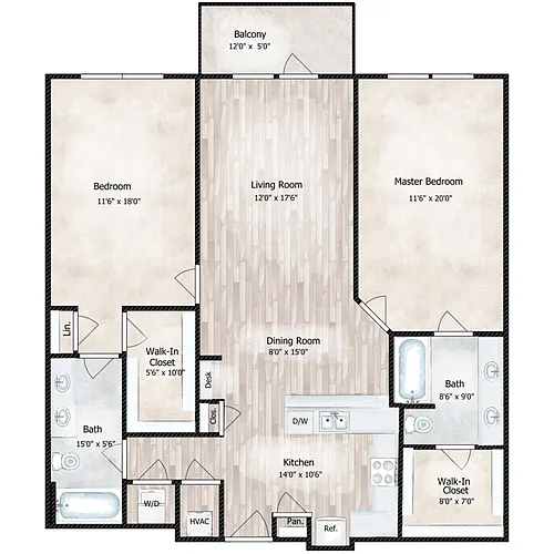 Floor plan Opry