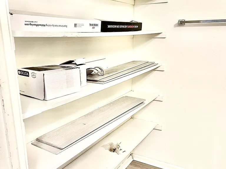 large spacious closets