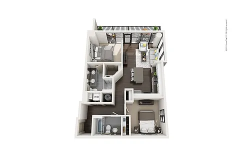 Floor plan Highrise B3