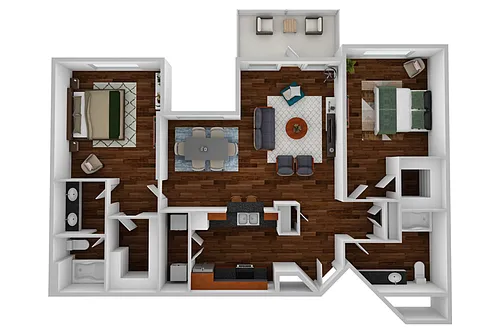 Floor plan B1 - Lexington