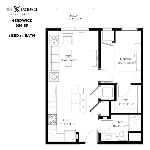 Floor plan Herdwick