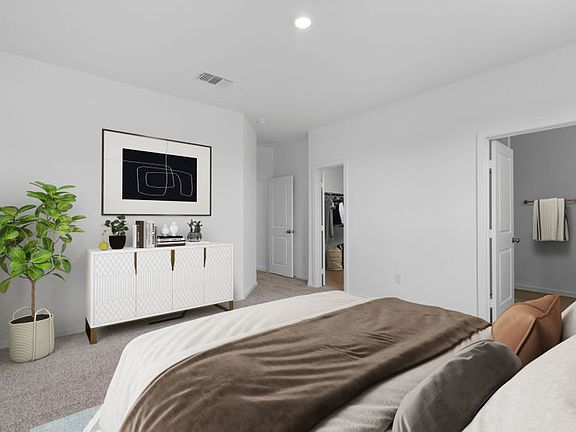 Virtually Staged Primary Suite