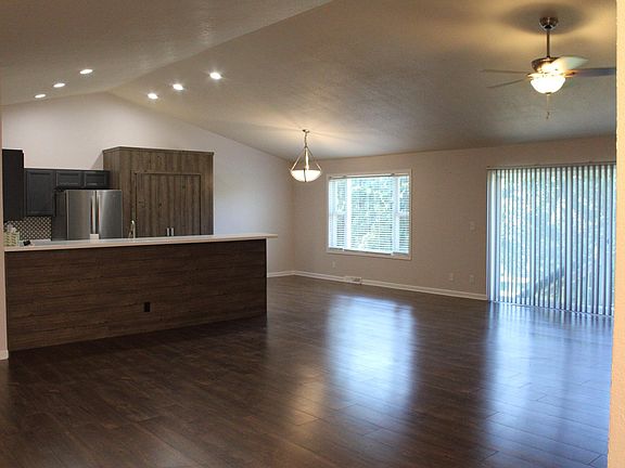Living room into Kitchen