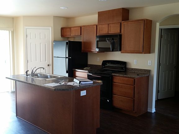 island kitchen with pantry