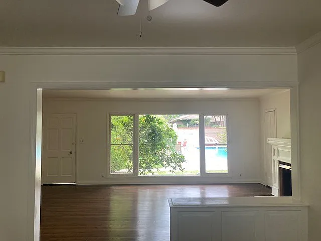 View from dining room