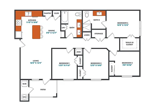 Floor plan D1