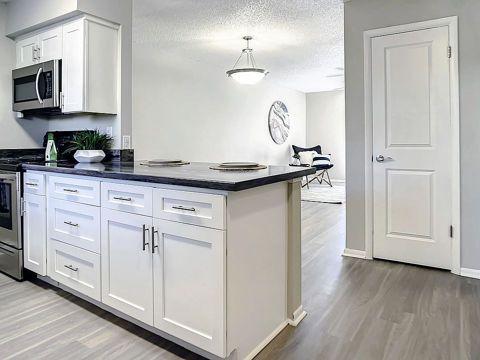 Select floor plans feature a breakfast bar, allowing kitchen view overlooks into the living area - perfect for entertaining and sunny wake ups.