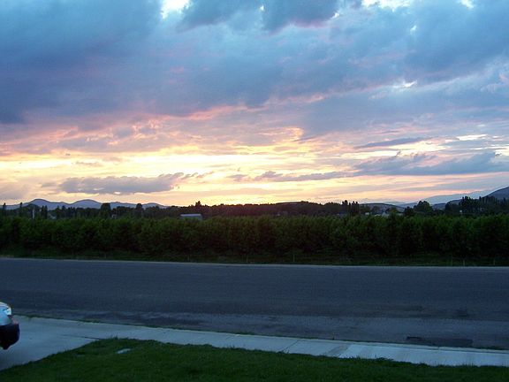 Beautiful Sunsets seen from front porch