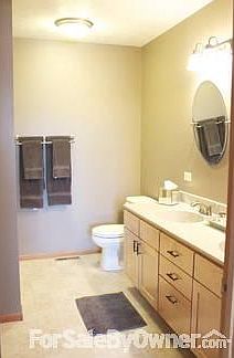 Master Bath
						:
						Double sinks, attached walk-in closet