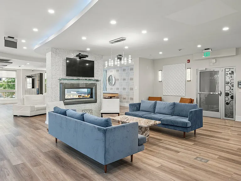 Step into sophistication in this beautifully designed lounge space.
