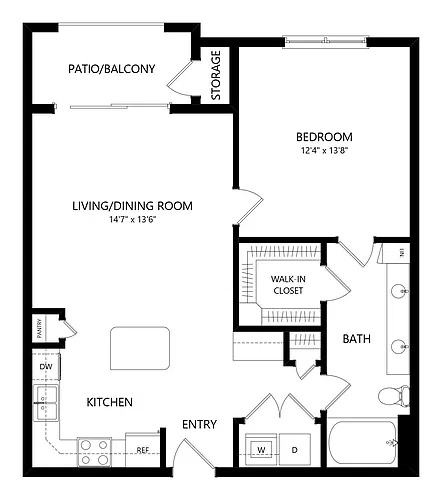 Floor plan B-A3