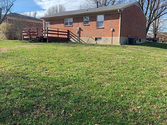 Large back yard