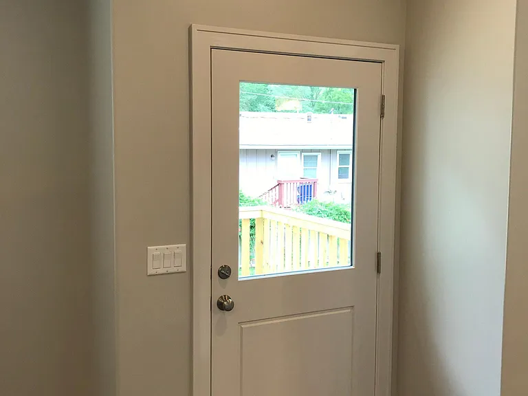 1st floor door to private deck