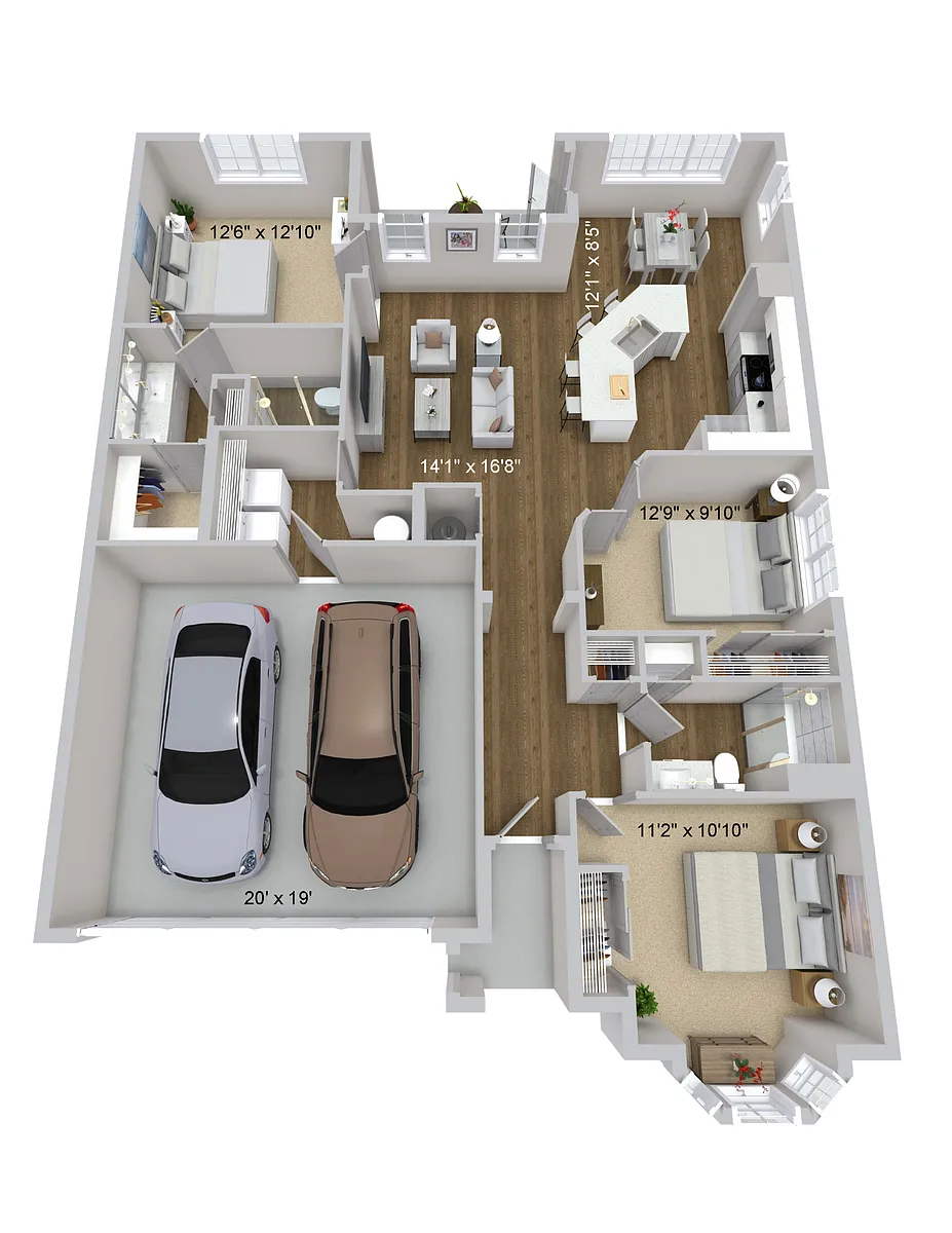 Floor plan Trevino 3.2