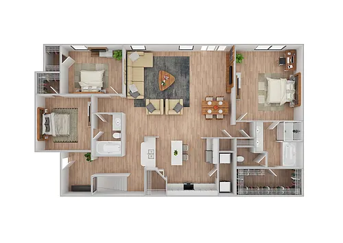 Floor plan Costa Blanca | Renovated