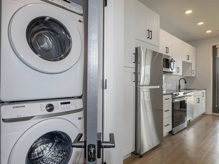 Laundry and Kitchen