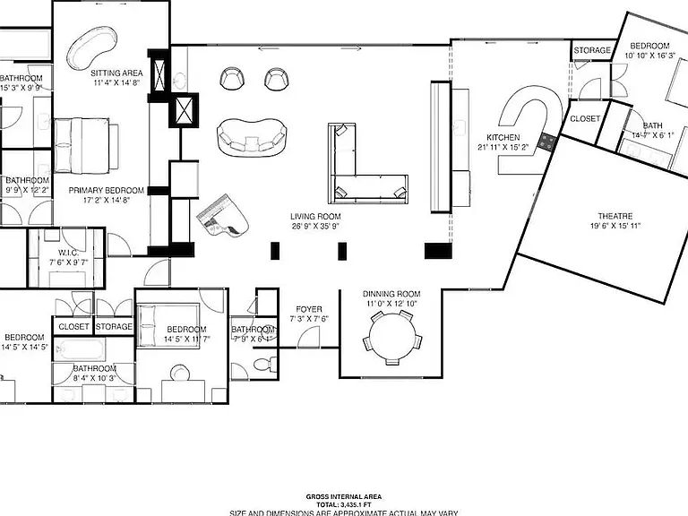 Boasts a thoughtful layout and an array of amenities for an exceptional experience.