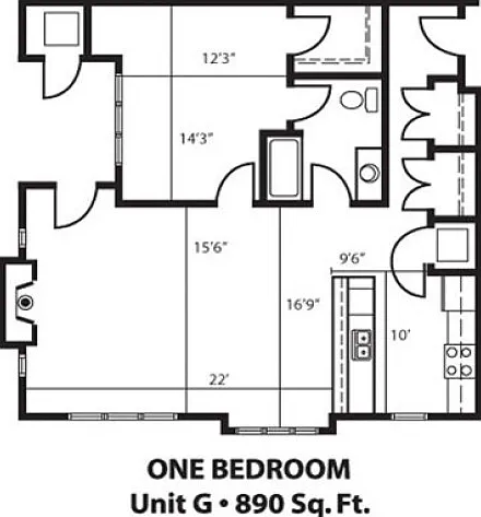 One Bedroom G One Bedroom G