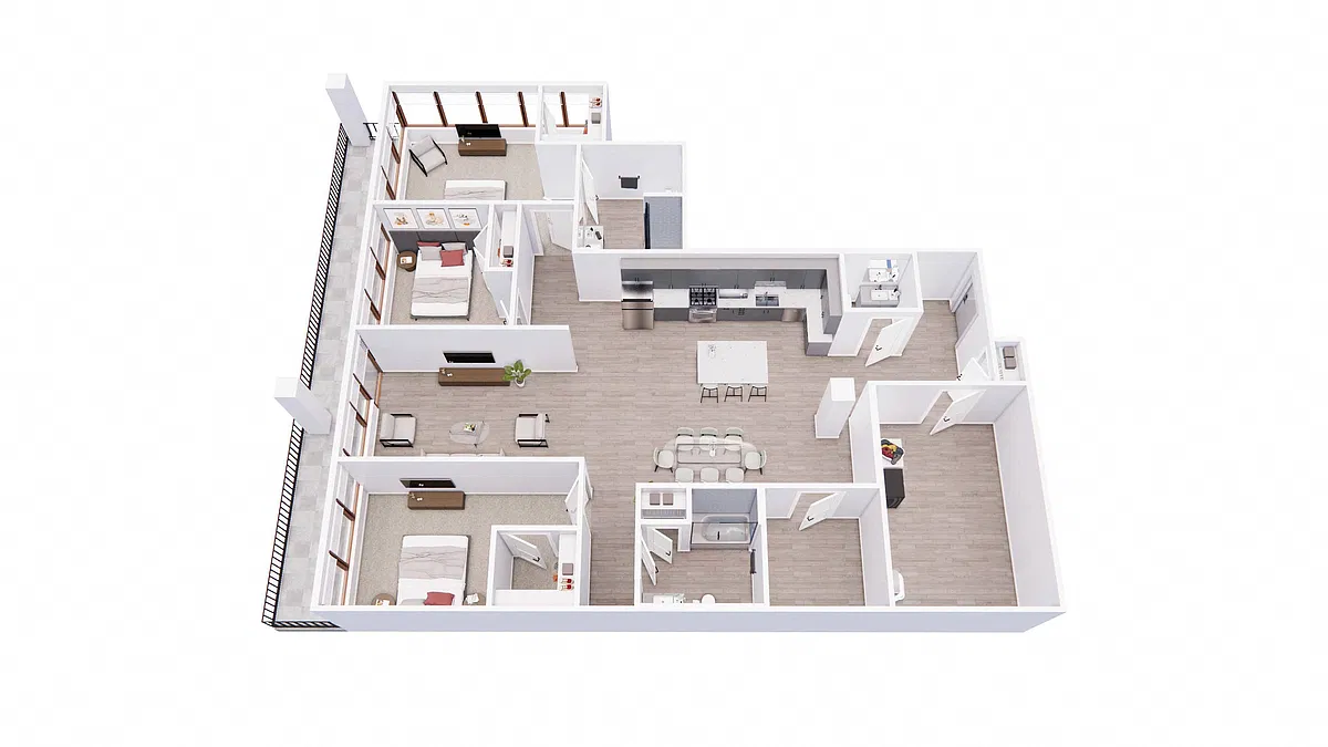 Floor plan 3C