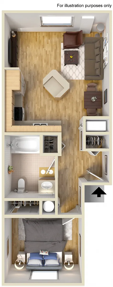 Floor plan Table Rock