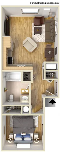 Floor plan Table Rock