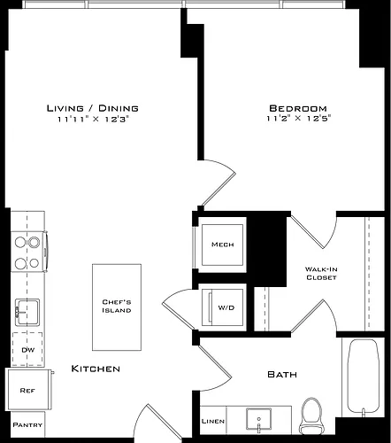 Floor plan A22