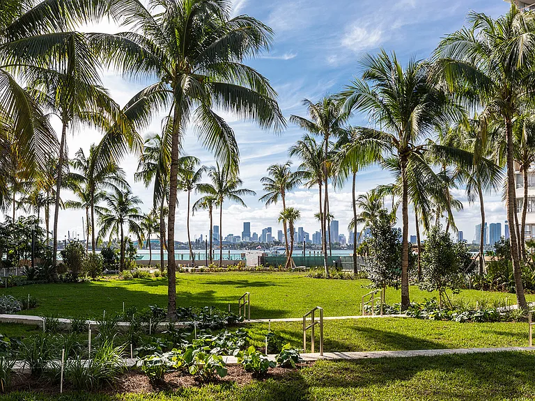 You home is a lush tropical landscape.
