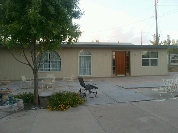Front yard of the house