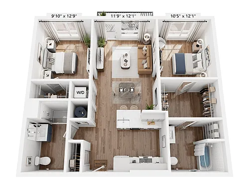 Floor plan G