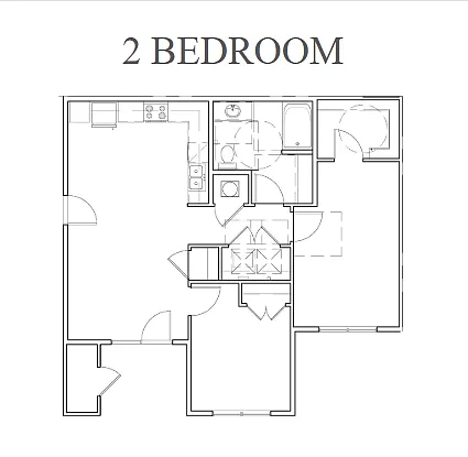 Floor plan 2 Bedroom