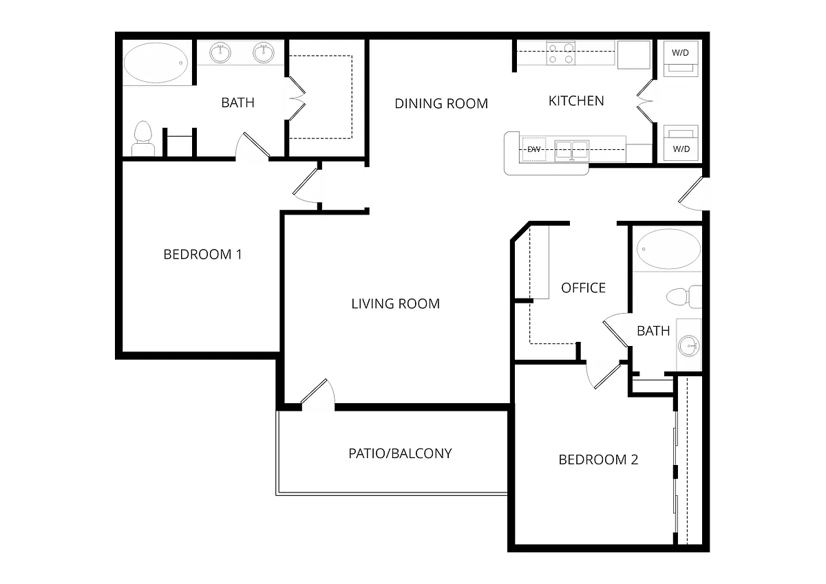 Floor plan 2B