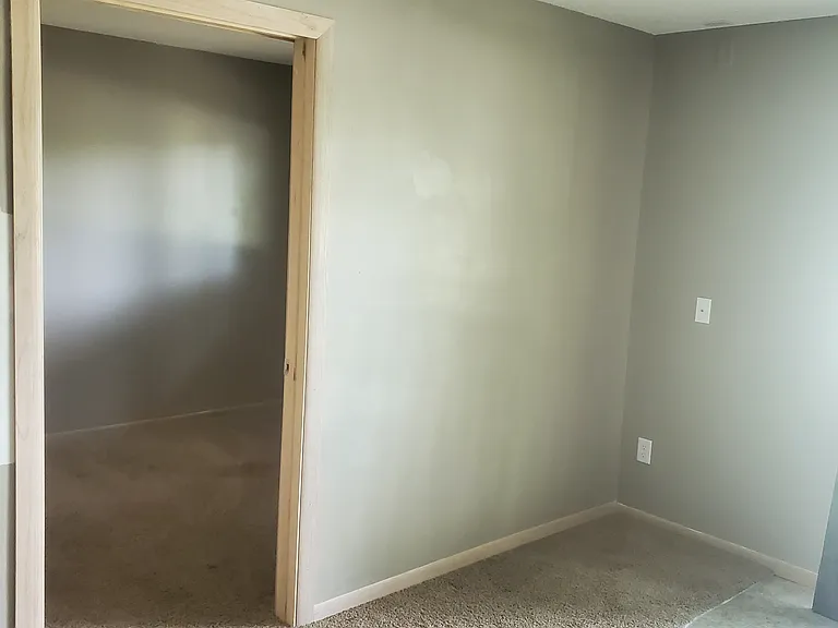 Basement living room and bedroom